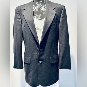 Vintage Savile Row bespoke tailor men’s gray jacket